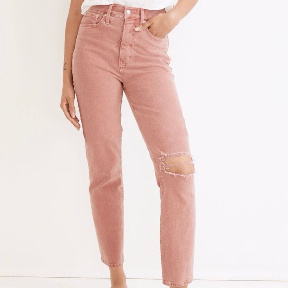 Madewell The Momjean Garment Dye Edition